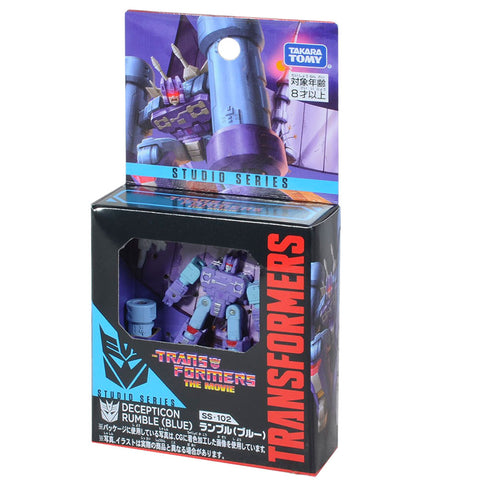 Transformers Movie Studio Series SS-102 Decepticon Rumble blue core takaratomy japan box package front angle