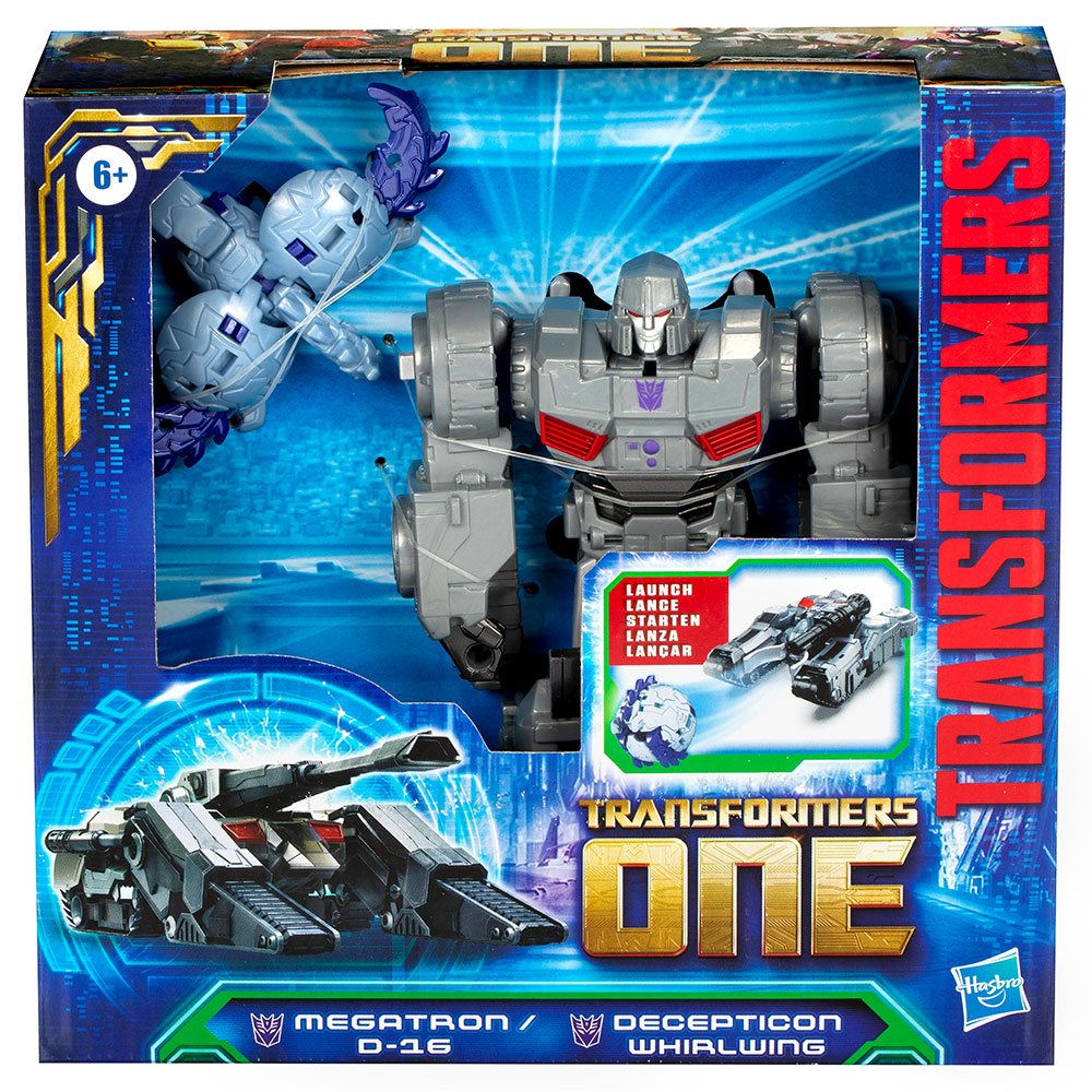 Transformers One Megatron / D-16 & Decepticon Whirlwing - Race and Blast 2-Pack Transformers One Megatron / D-16 & Decepticon Whirlwing - Race and Blast 2-Pack