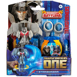 Transformers One Movie film Starscream robot battlers Hasbro usa box package front