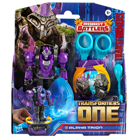 Transformers One Movie Alpha Trion Robot Battlers Hasbro USA Box package front low res