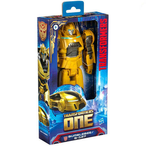 Transformers One Movie Mainline Bumblebee Mega Changer movie mainline hasbro usa box package front angle