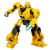 Transformers One Movie FIlm Bumblebee B-127 Prime Changer yellow robot action figure toy accessories