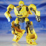 Transformers One Movie FIlm Bumblebee B-127 Prime Changer yellow robot action figure toy accessories photo promo