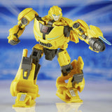 Transformers One Movie FIlm Bumblebee B-127 Prime Changer yellow robot action figure toy accessories photo