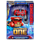 Transformers One Movie Mainline Optimus Prime Orion Pax Prime changer hasbro usa box package front photo low res official