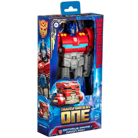 Transformers One Movie Optimus Prime Orion Pax Mega Changer box package front angle