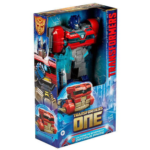 Transformers One Movie Ultimate Energon Optimus Prime Orion Pax Walmart Exclusive box package front angle
