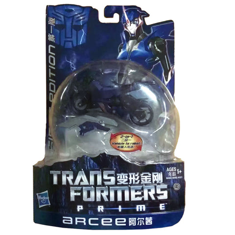 Transformers Prime First Edition Arcee Deluxe Hasbro China Variant box package front photo