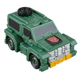 Transformers generations retro g1 brawn deluxe hasbro usa walmart exclusive green truck vehicle toy top angle