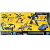 Transformers Rise of the Beasts ROTB Buzzworthy Bumblebee Junle Mission 3-pack airazor mirage box package back photo