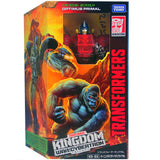 Transformers War for Cybertron Kingdom KD-EX Burning Optimus Primal voyager takaratomy Japan exclusive box package front