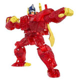 Transformers War for Cybertron Kingdom KD-EX Burning Optimus Primal voyager takaratomy Japan exclusive red action figure robot toy accessories pose