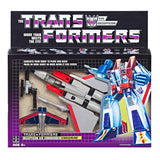 Transformers G1 vintage Reissue air commander starscream walmart exclusive hasbro usa box package front