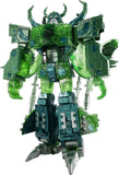 Transformers Encore Universal Dominator Unicron Green Micron Combine Color Robot standing