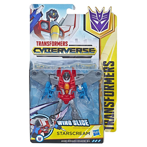 Transformers Cyberverse Wing slice starscream warrior box package front