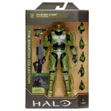 Halo The Spartan Collection Master Chief with accessories 6.5 inch jazwares box package front xbox