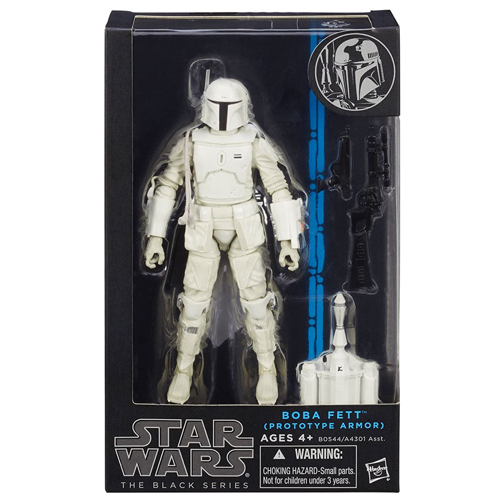 Star Wars Black Series 6 Boba Fett Prototype White Armor EP5 Amazon In Hand