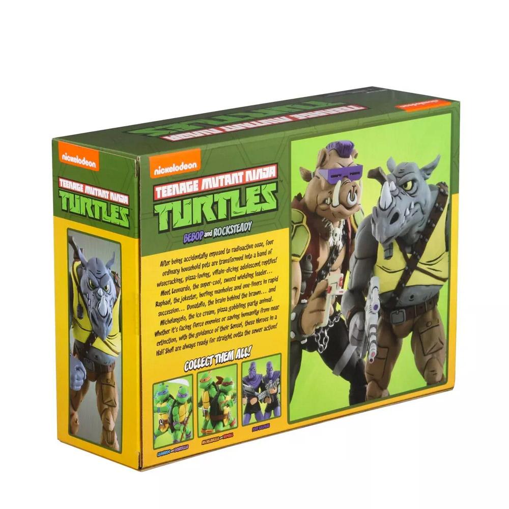 Neca Teenage Mutant Ninja Turtles Bebop Rocksteady First Run 2 Pack Collecticon Toys 4174