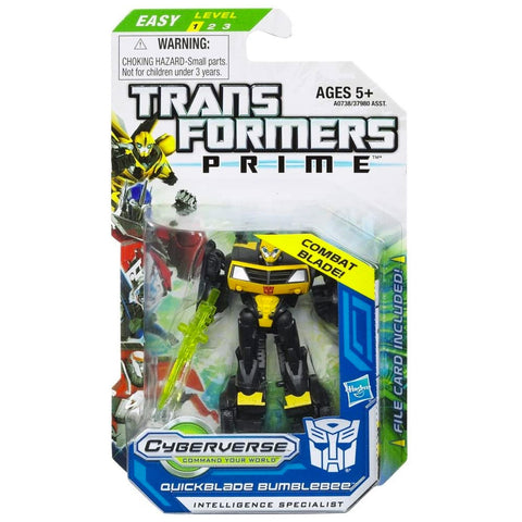 Transformers Prime Cyberverse Legion Class 2 011 Quickblade Bumblebee Intelligence Specialist Battle Blade Box Package Front