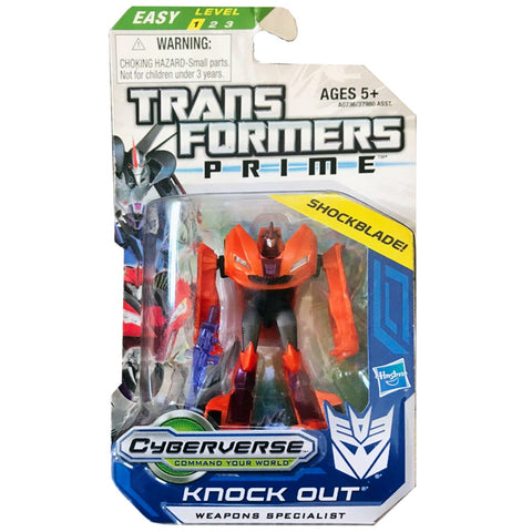 Transformers Prime Cyberverse Legion Class 2 015 Knock Out Weapons Specialist Shockblade Box Package Front