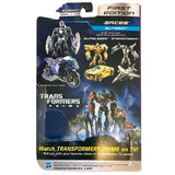 Transformers Prime First Edition Deluxe 002 Arcee Second Run Box Package Back Hasbro USA 2012