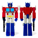 Super 7 ReAction Transformers G1 Optimus Prime Figure Front Back