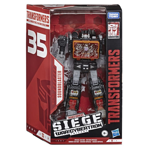 Transformers War for Cybertron WFC-S63 Soundblaster Box Package