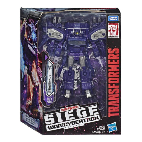 Transformers War Cybertron Siege WFC-S14 Leader Decepticon Shockwave Box Package