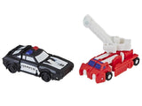 Transformers War for Cybertron Siege WFC-S19 Micromaster Rescue Patrol Red Heat and Stakeout vehicle mode
