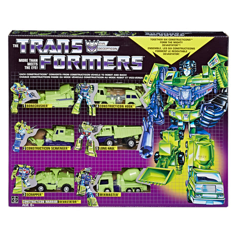 Transformers Vintage G1 Constructicon Devastator Reissue - Giftset