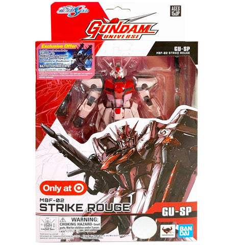 Bandai Gundam Universe Mobile Suit SEED GU-SP MBF-02 Strike Rouge Target Exclusive box package front