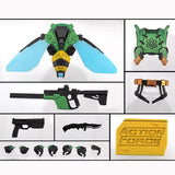 Botcon 2021 Action Force Wasp raider Exclusive valaverse action figure toy accessories