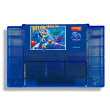 Capcom USA Mega Man X 30th Anniversary classic cartridge SNES chase clear blue rare cart video game