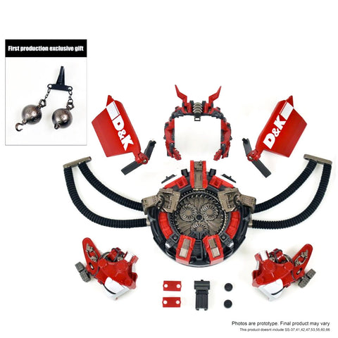 DNA Design DK-20 ss combiner upgrade kits 3rd third party add-on construction parts devvy wrecking balls