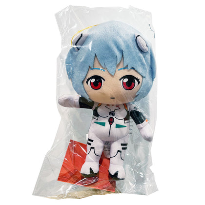 Neon Genesis Evangelion Rei Ayanami Plugsuit 8-inch Plush Doll anime toy in bag package