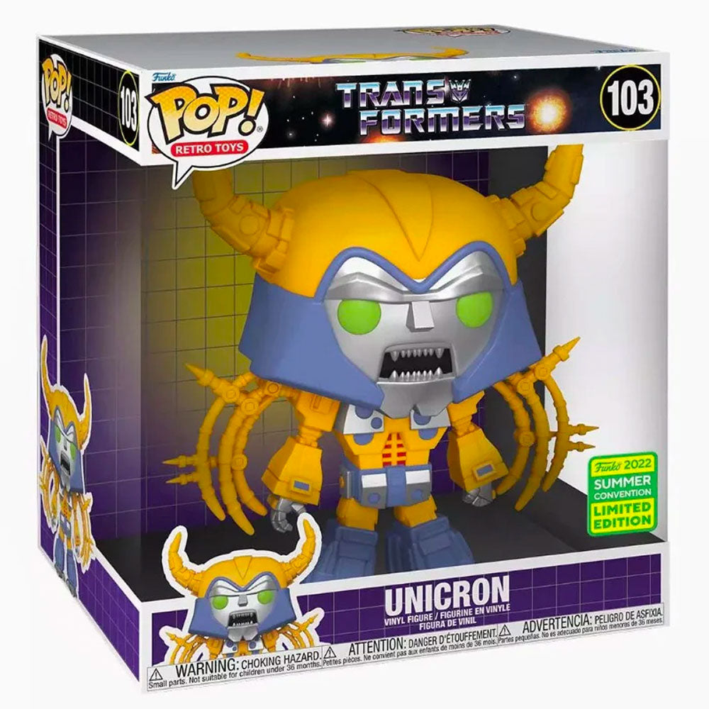 Funko Pop! Retro Toys 103 Unicron (Haslab) - Jumbo Pop Vinyl Funko Pop! Retro Toys 103 Unicron (Haslab) - Jumbo Pop Vinyl