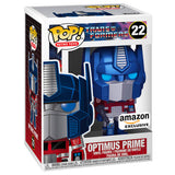 Funko Pop! Retro Toys 22 Transformers Metallic G1 Optimus Prime Aamzon Exclusive Box Package Render Front