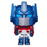 Funko Pop! Retro Toys 22 Transformers Metallic G1 Optimus Prime Aamzon Exclusive vinyl robot toy Render Front