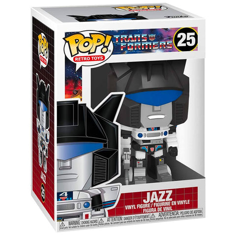 Funko Pop! Retro Toys 25 Transformers G1 Jazz Box Package Render Front