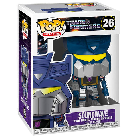 Funko Pop! Retro Toys 25 Transformers G1 Soundwave box package render front