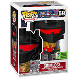 Funko Pop! retro toys 69 Grimlock Transformers G1 box package front angle render