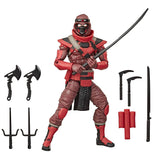 Hasbro G.I. Joe Classified Series 08 Red Ninja action figure toy accessories
