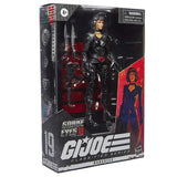 Hasbro G.I. Joe Classified Series 19 Baroness Snake Eyes Origins Movie Box package Front Angle