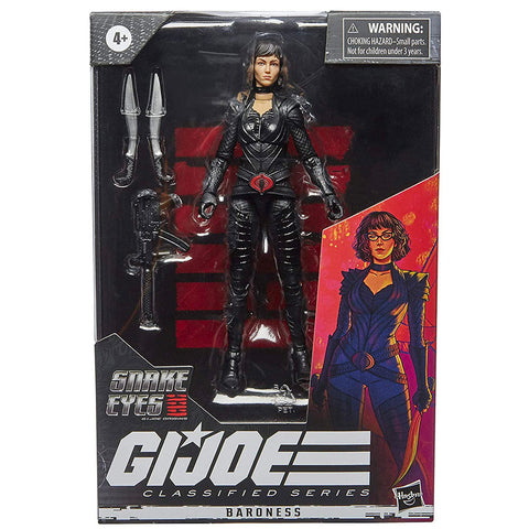 Hasbro G.I. Joe Classified Series 19 Baroness Snake Eyes Origins Movie Box package Front