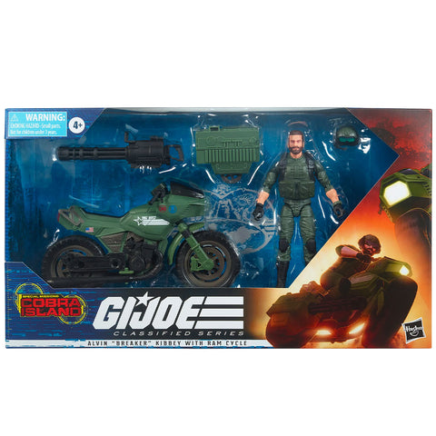 Hasbro G.I. Joe Classified Series 29 Alvin Breaker Kibbey ram cycle box package front