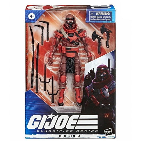 Hasbro G.I. Joe Classified Series 08 Red Ninja Box Package Front