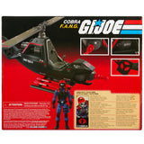 Hasbro G.I. Joe Cobra FANG aircraft vehicle pilot walmart exclusive box package back