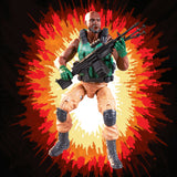 Hasbro G.I. Joe Retro Roadblock Walmart Exclusive action figure promo art weapon