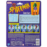 Hasbro Marvel LEgends Retro Collection Spider-Man Gwen Stacy 6-inch box package back