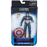 Hasbro Marvel Legends Series Avengers Worthy Captain America box package front